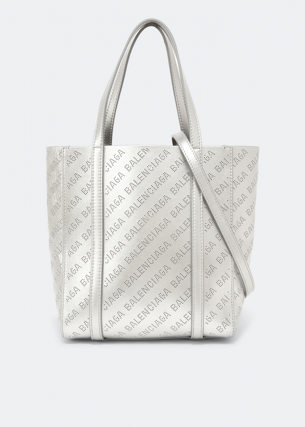 Balenciaga tote bag silver on sale