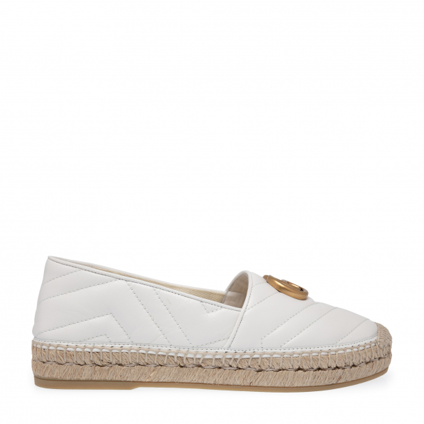 Gucci hot sale white espadrilles