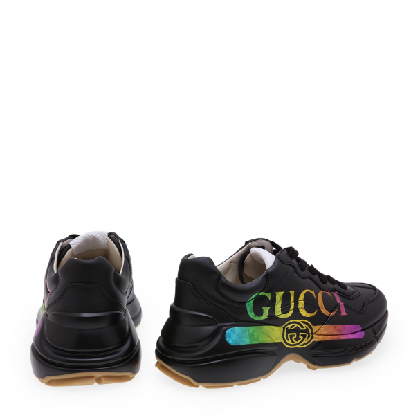 Gucci rainbow sneakers on sale