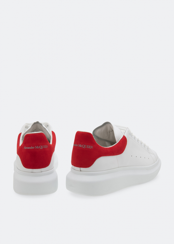 Red alexander mcqueen trainers online