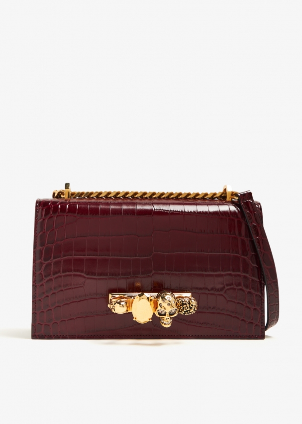 Alexander mcqueen best sale burgundy bag