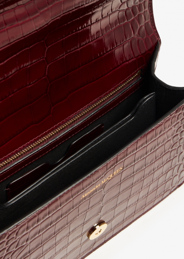 Alexander mcqueen burgundy hotsell bag