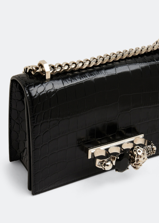 Alexander McQueen Jewelled satchel for Women Black in Bahrain Level Shoes