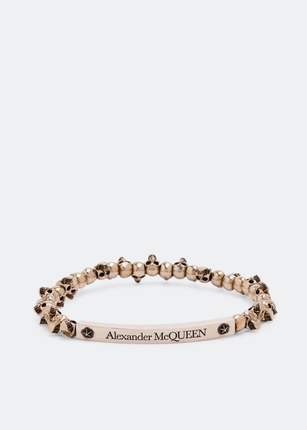 McQueen Skull bracelet for Men Silver in Bahrain Level Shoes
