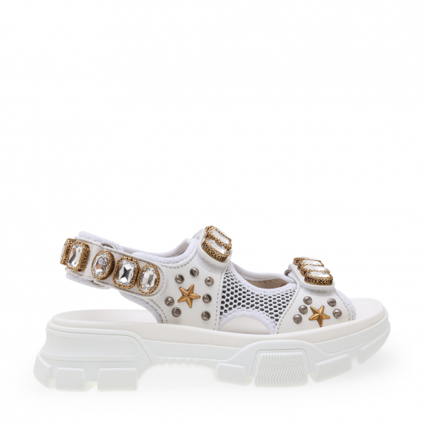 Gucci sandals shop crystal