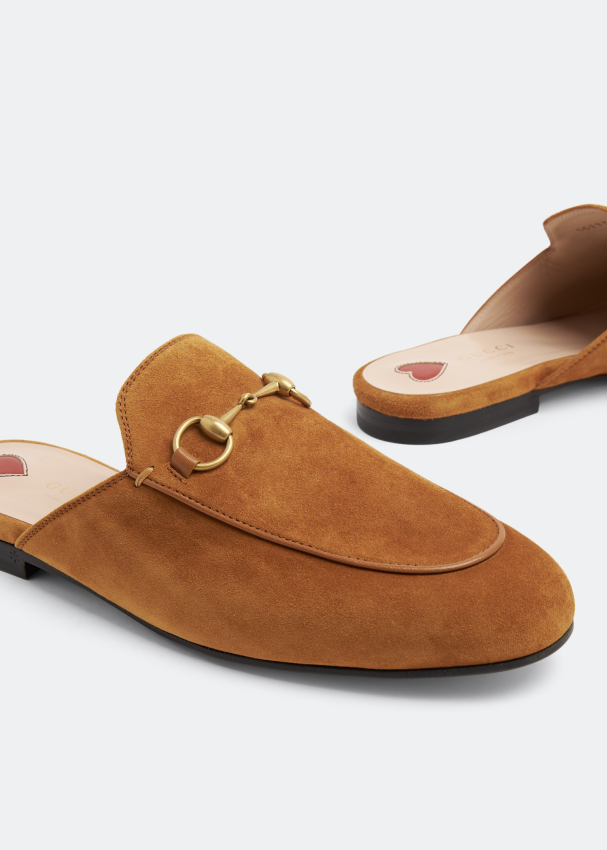 Gucci princetown new arrivals brown