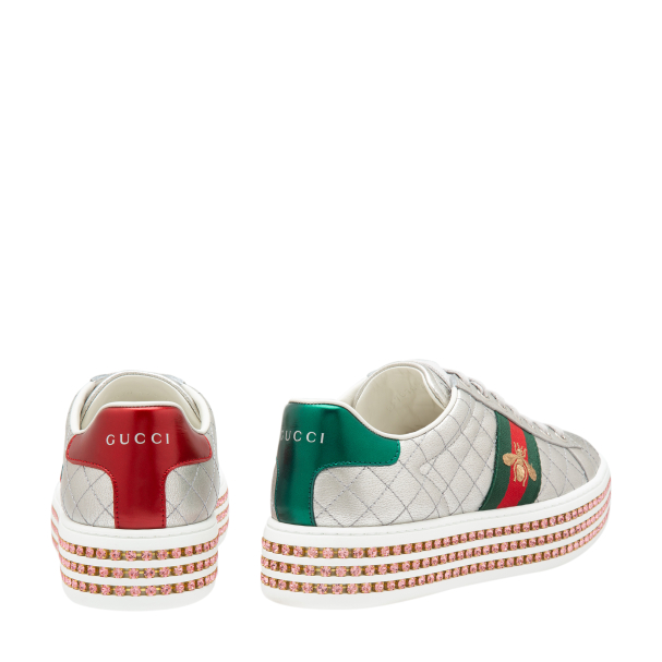 Ace sneaker top with crystals