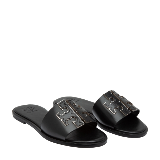 Tory burch ines slide black on sale