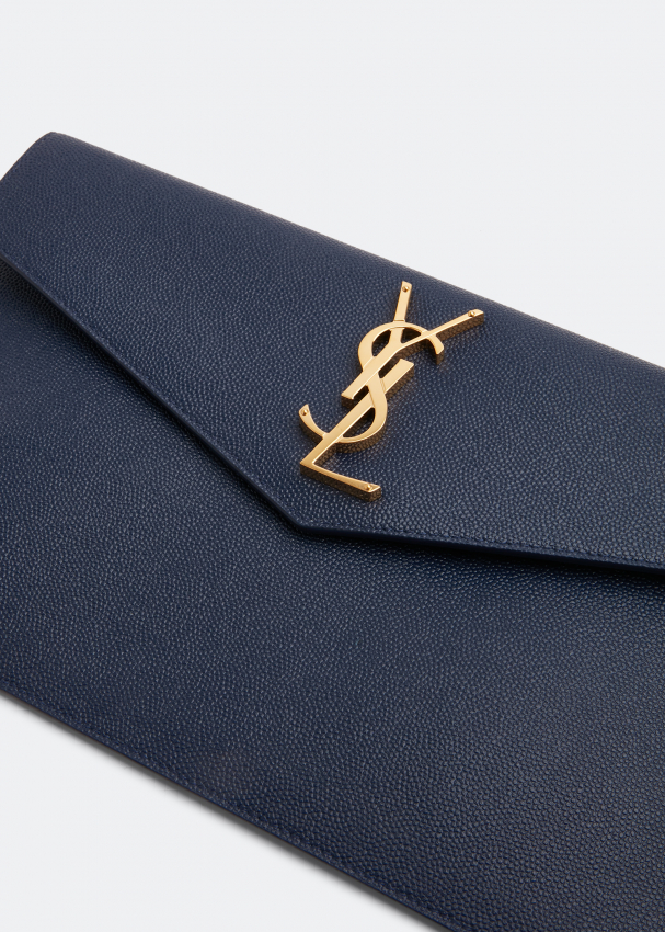 Saint Laurent Uptown pouch for Women Blue in KSA Level Shoes