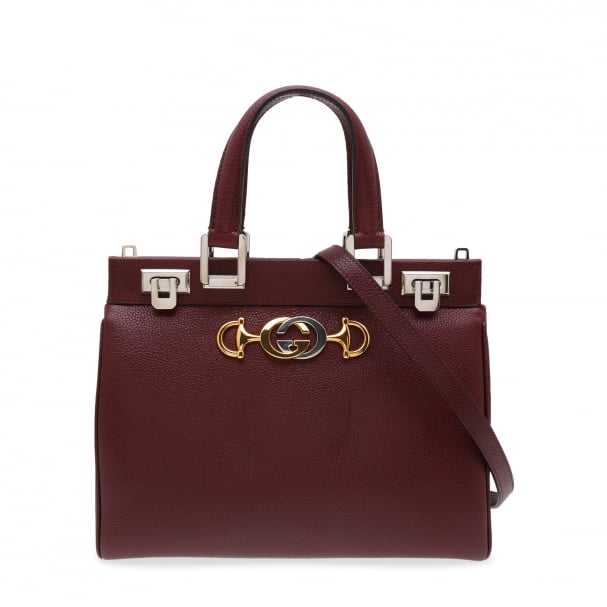 Gucci Zumi small top handle bag for Women Burgundy in KSA Level Shoes