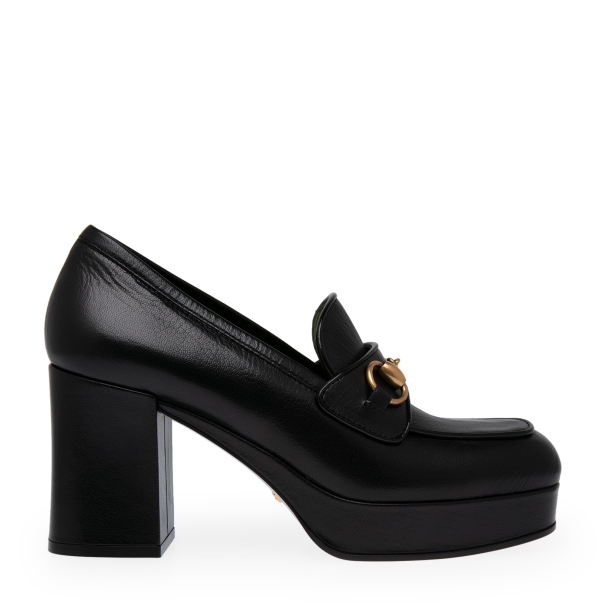Gucci Leather moccasin pumps for Women Black in UAE Level Shoes