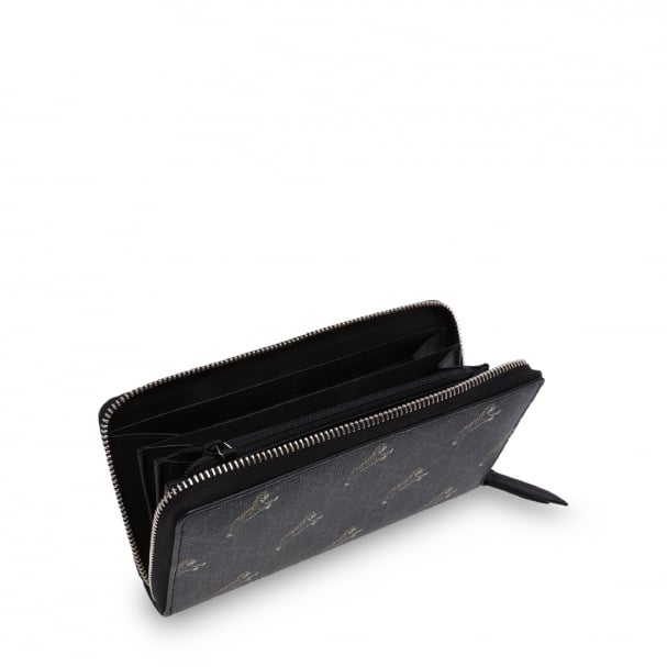 Gucci GG Tiger zip around wallet for Men Black in UAE Level Shoes