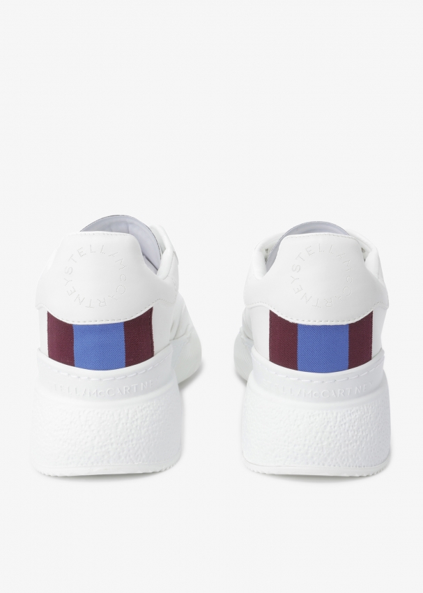 Stella McCartney Loop lace up sneakers for Women White in UAE Level Shoes