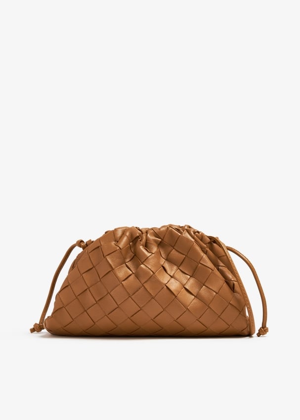 Bottega Veneta Mini Pouch clutch for Women Brown in Kuwait Level Shoes