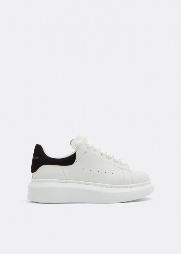 Alexander McQueen Oversized leather sneakers for Unisex - White in UAE ...