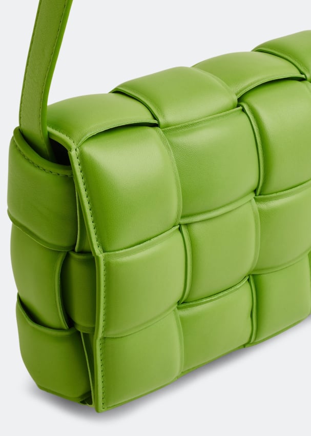 Bottega veneta padded cassette bag 2025 green