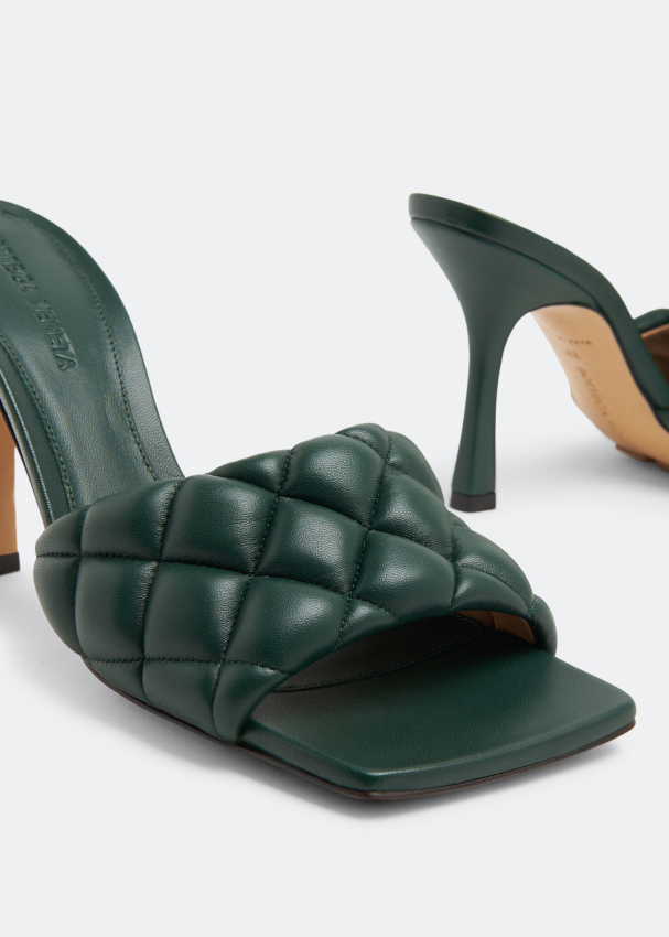 Bottega veneta clearance quilted leather mules