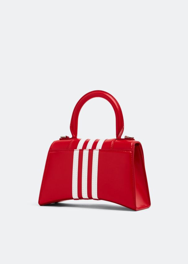 Balenciaga x Adidas Hourglass XS Box Handbag Red