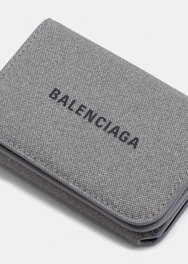 Balenciaga Mini cash wallet for Women Grey in KSA Level Shoes