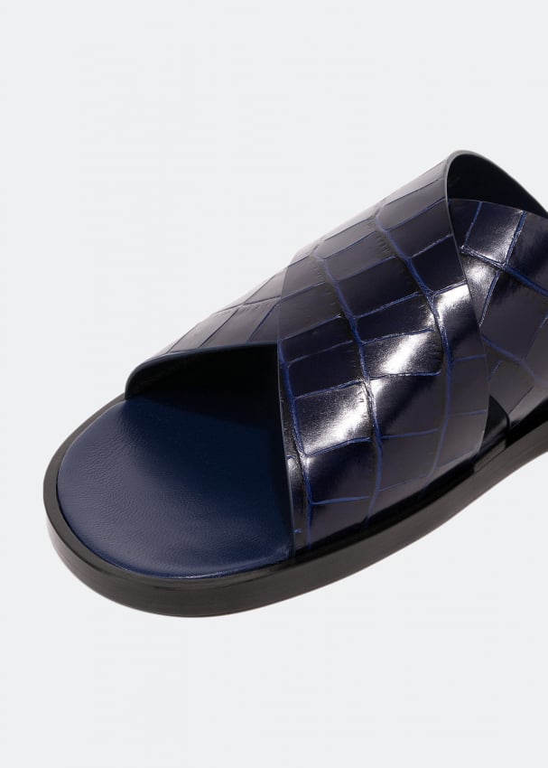 Balenciaga sandals cheap mens blue