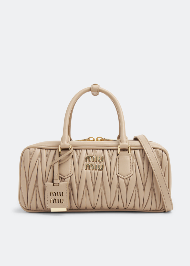 Miu Miu Arcadie matelassé leather bag for Women - Beige in UAE  