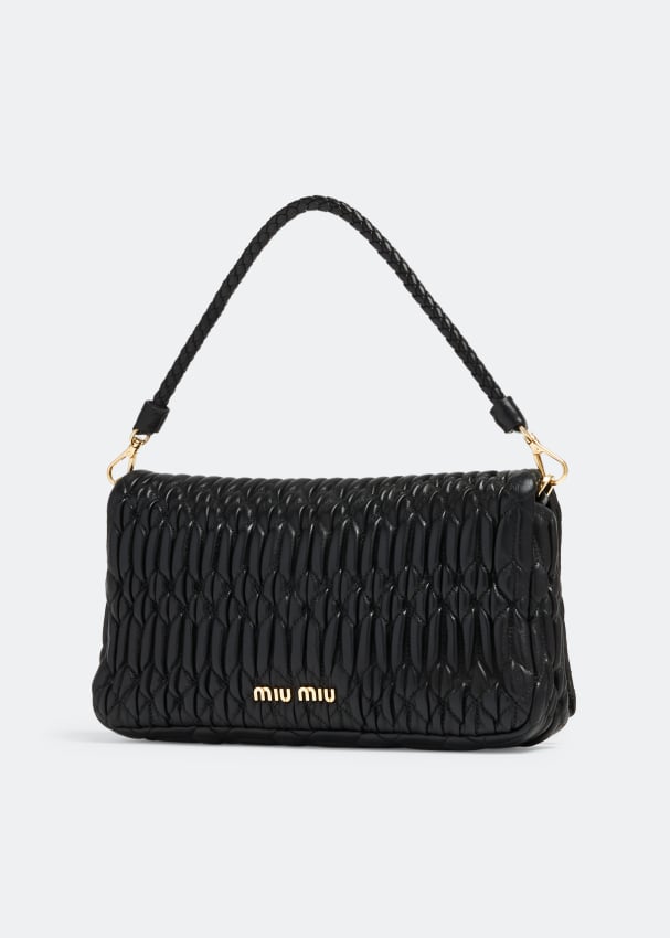 Miu Miu Iconic Crystal Cloqué bag for Women Black in Bahrain Level