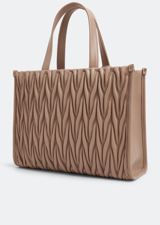 Nappa leather tote bag best sale