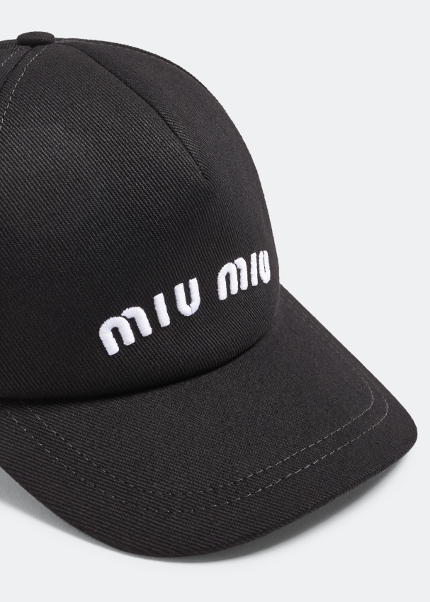 【本物新品保証】 Miu Level | UAE in Black - Women for cap baseball Drill Miu 帽子