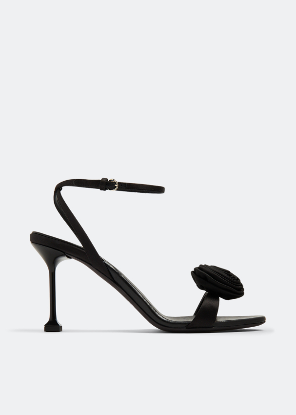 Miu Miu Satin sandals for Women Black in UAE Level Shoes