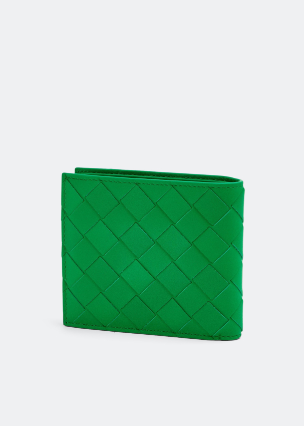 Bottega Veneta Intrecciato bi fold wallet for Men Green in UAE