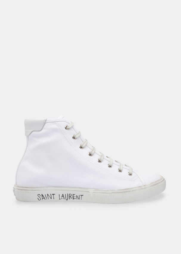 Saint Laurent Malibu sneakers for Men - White in UAE | Level Saint Laurent Malibu sneakers for Men - White in UAE | Level