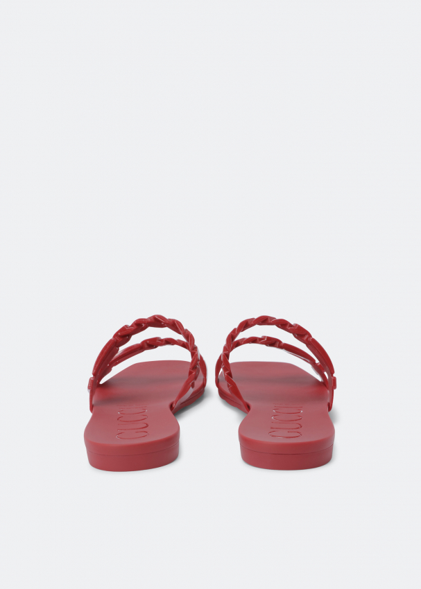 Rubber flat sandals deals