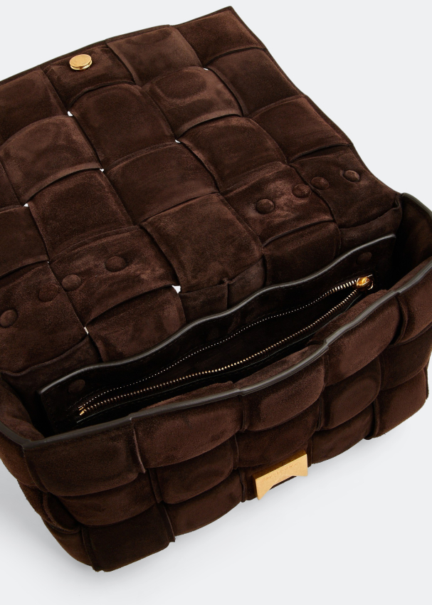 Bottega veneta suede cassette bag clearance