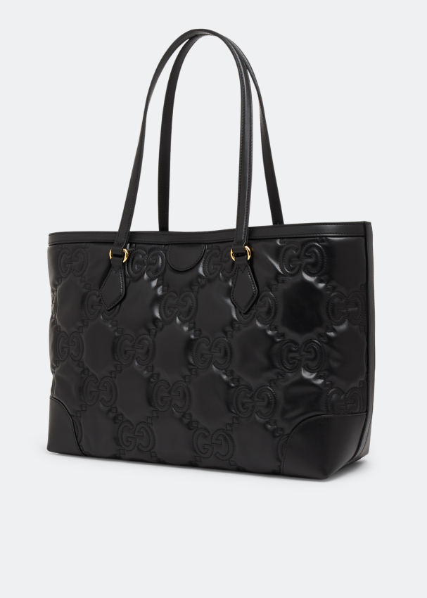 Guccissima leather sales tote bag black