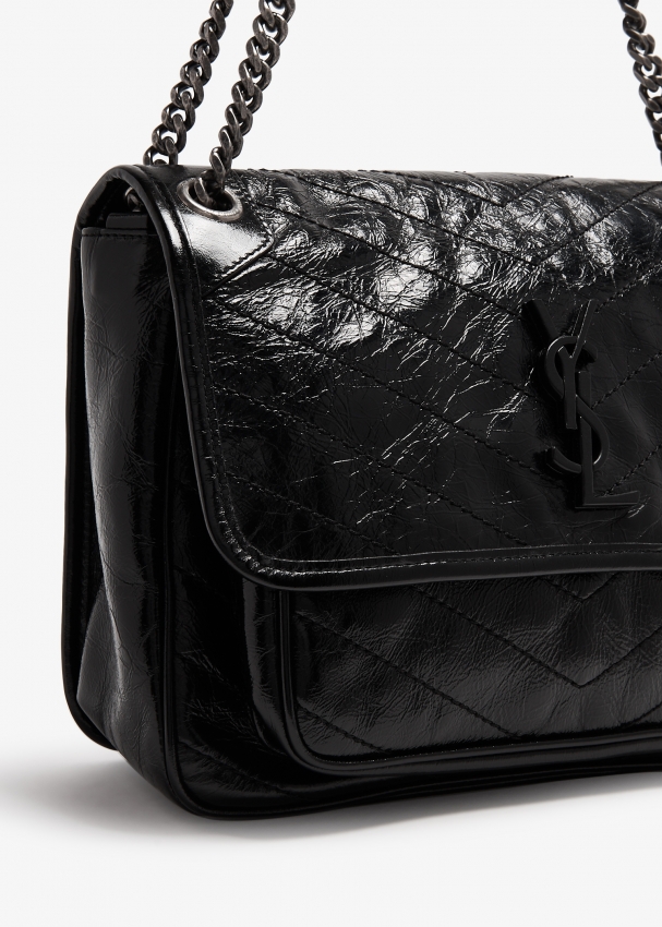 Medium niki monogram leather bag sale