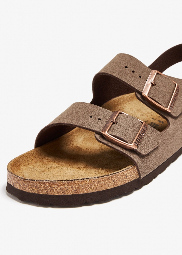 Birkenstock Milano narrow width sandals for Women Brown in UAE Level Shoes