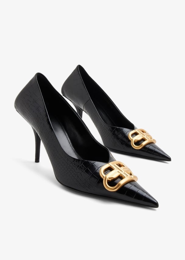 Balenciaga square toe sandals clearance
