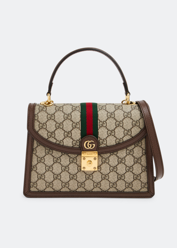 Gucci Ophidia small top handle bag for Women - Brown in UAE | Level Shoes