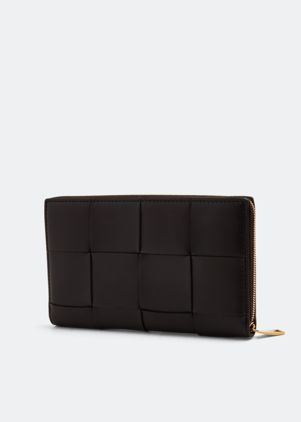 Bottega Veneta Zip around wallet for Women Brown in UAE Level