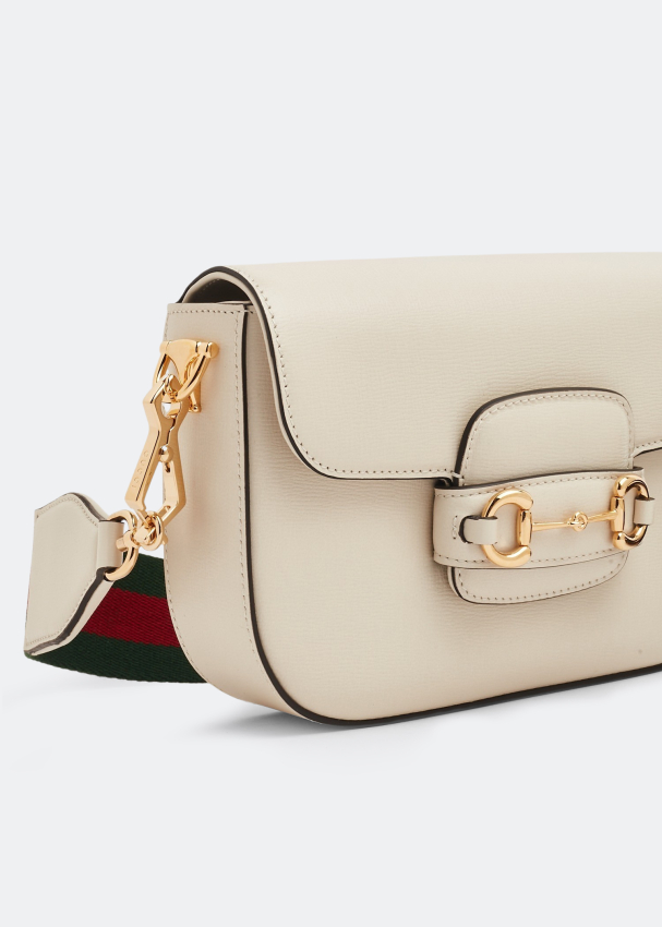 Gucci Horsebit 1955 mini rounded bag for Women - White in KSA