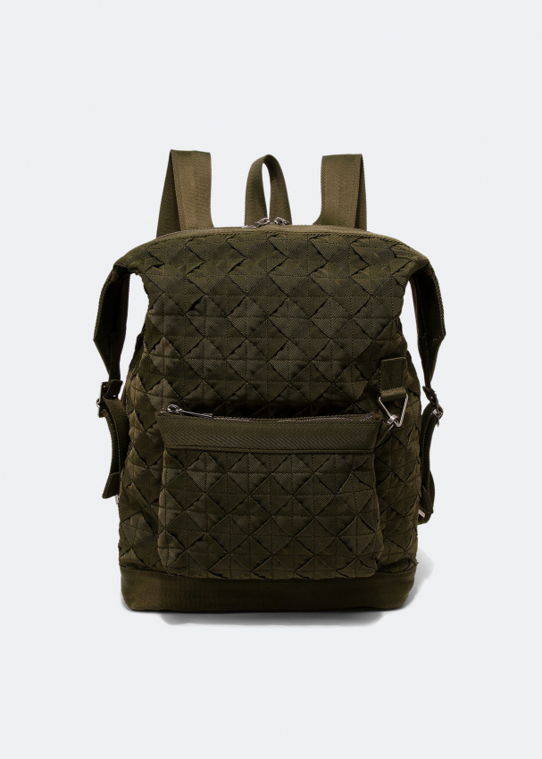 Bottega Veneta Intrecciato backpack for Men - Green in KSA | Level