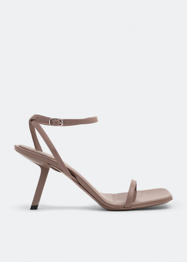 balenciaga void leather sandals