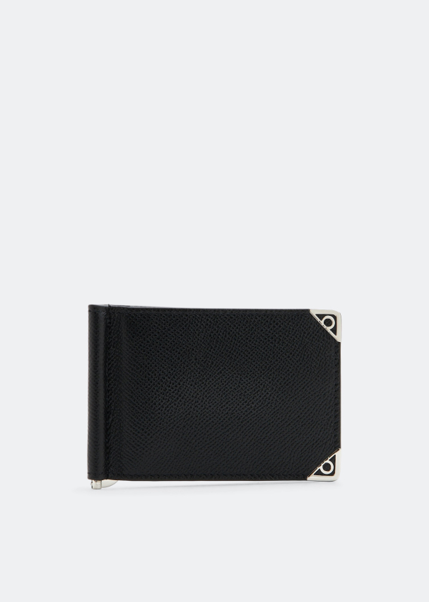 Ferragamo Money clip wallet for Men Black in KSA Level Shoes