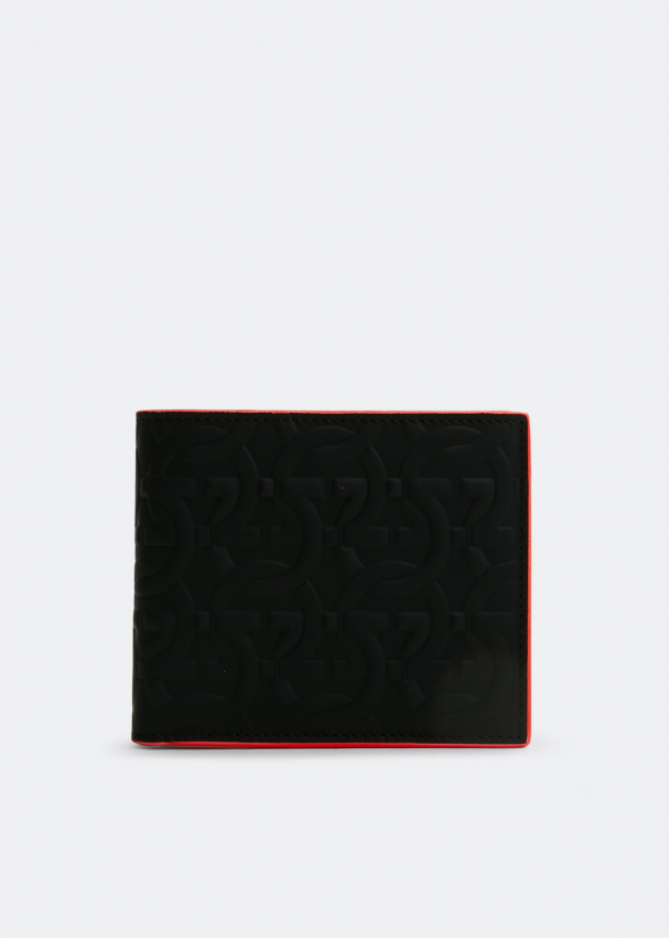 Ferragamo Gancini wallet for Men Black in UAE Level Shoes