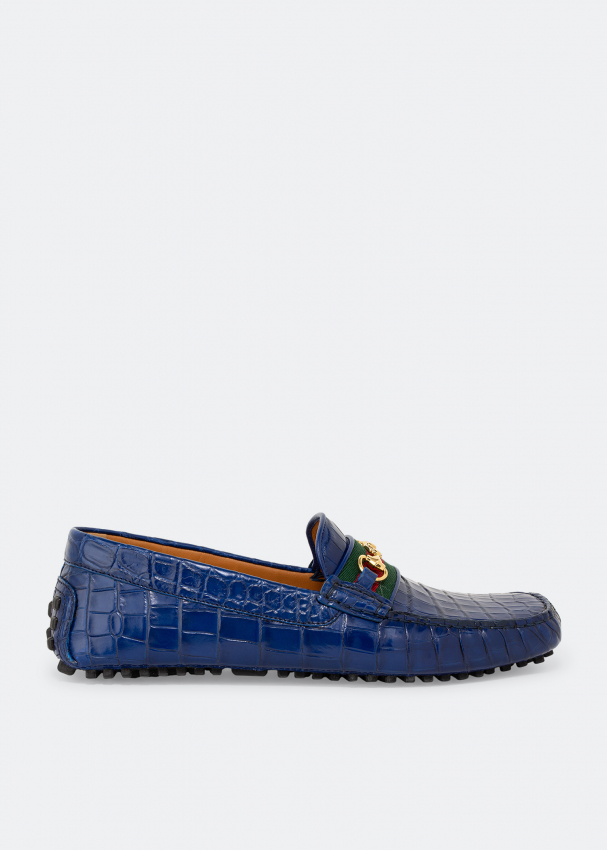 Gucci drivers blue sales