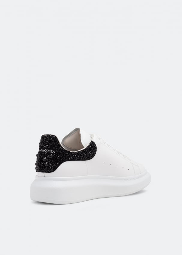 Alexander mcqueen larry white leather cheap trainers