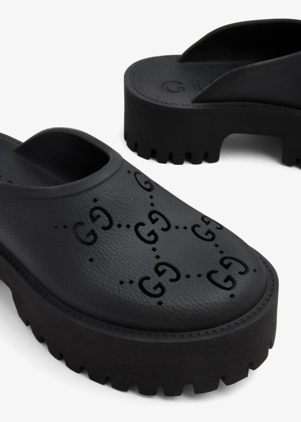 All black gucci sandals sale