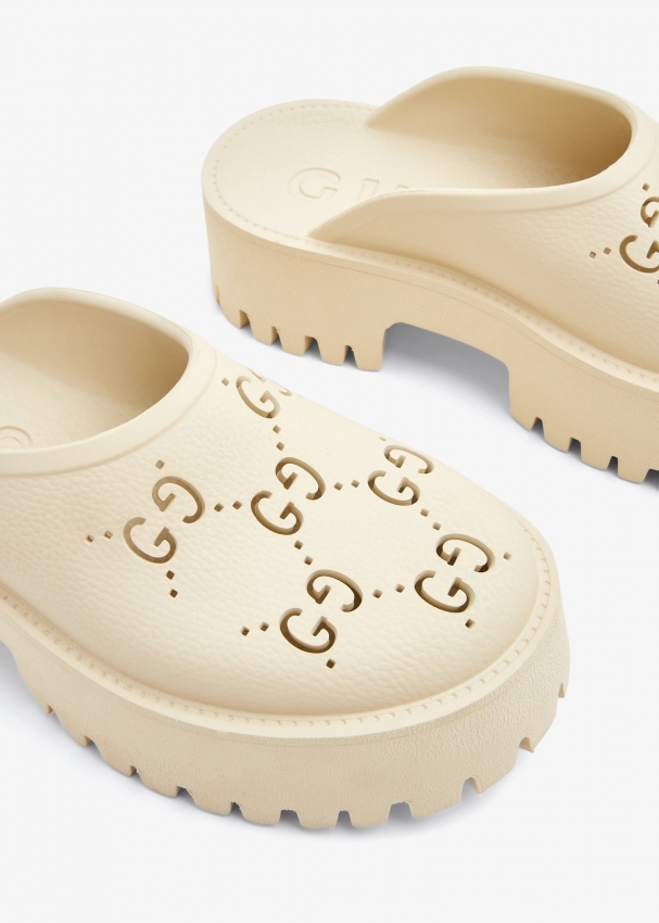 Gucci GG slip on sandals for Women White in UAE Level Shoes