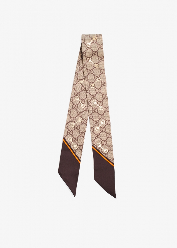 Gucci GG Horsebit silk neck bow for Women Prints in UAE Level