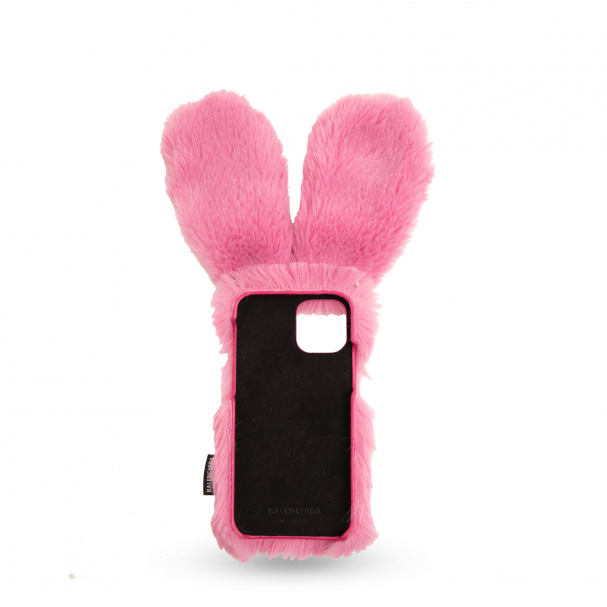 Balenciaga Fluffy Bunny iPhone 12/12 Pro case for Women - Pink in UAE